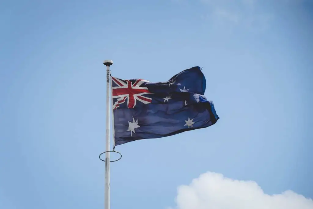 Le drapeau de l'Australie