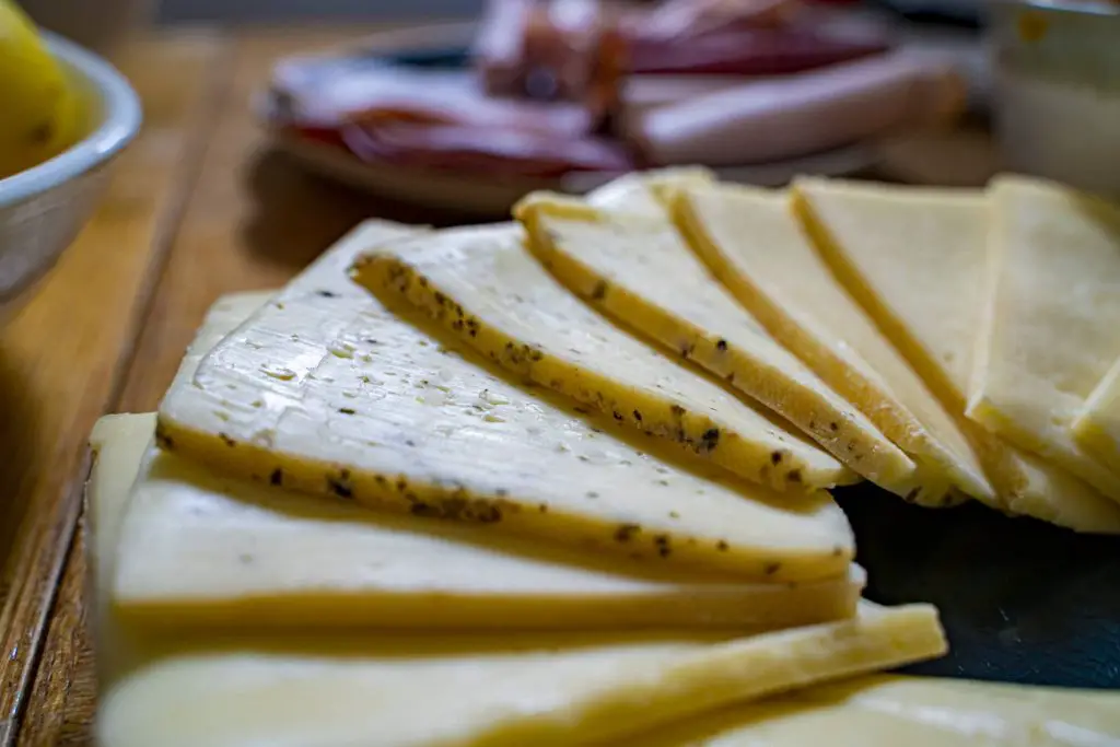 tranches de fromage à raclette